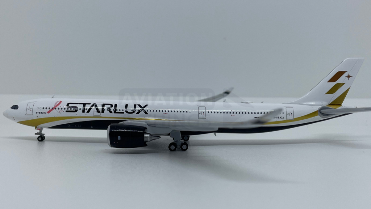 Starlux Airlines (Pink Ribbon) Airbus A330-900NEO Highly Detailed 1/400 Diecast Aircraft Model
