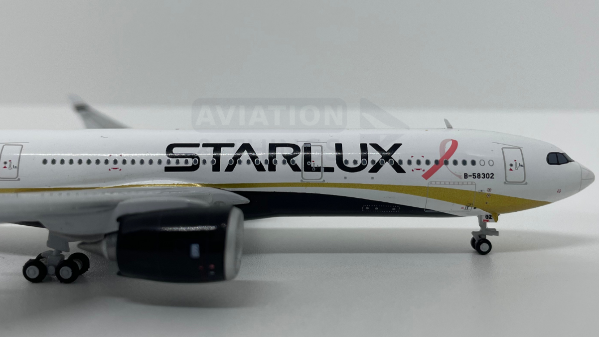 Starlux Airlines (Pink Ribbon) Airbus A330-900NEO Highly Detailed 1/400 Diecast Aircraft Model