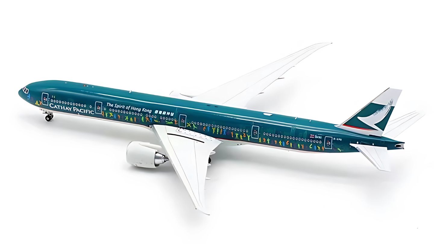 Cathay Pacific Airways "Spirit of Hong Kong" Boeing 777-300ER Highly Detailed 1/400 Diecast Aircraft Model