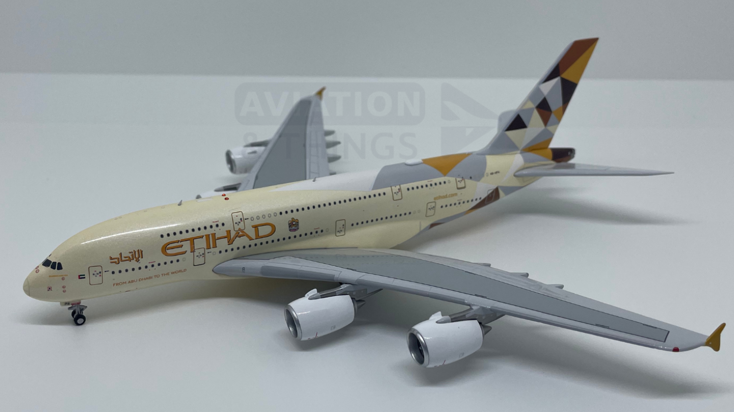 Etihad Airways Airbus A380-800 Highly Detailed 1/400 Diecast Aircraft Model