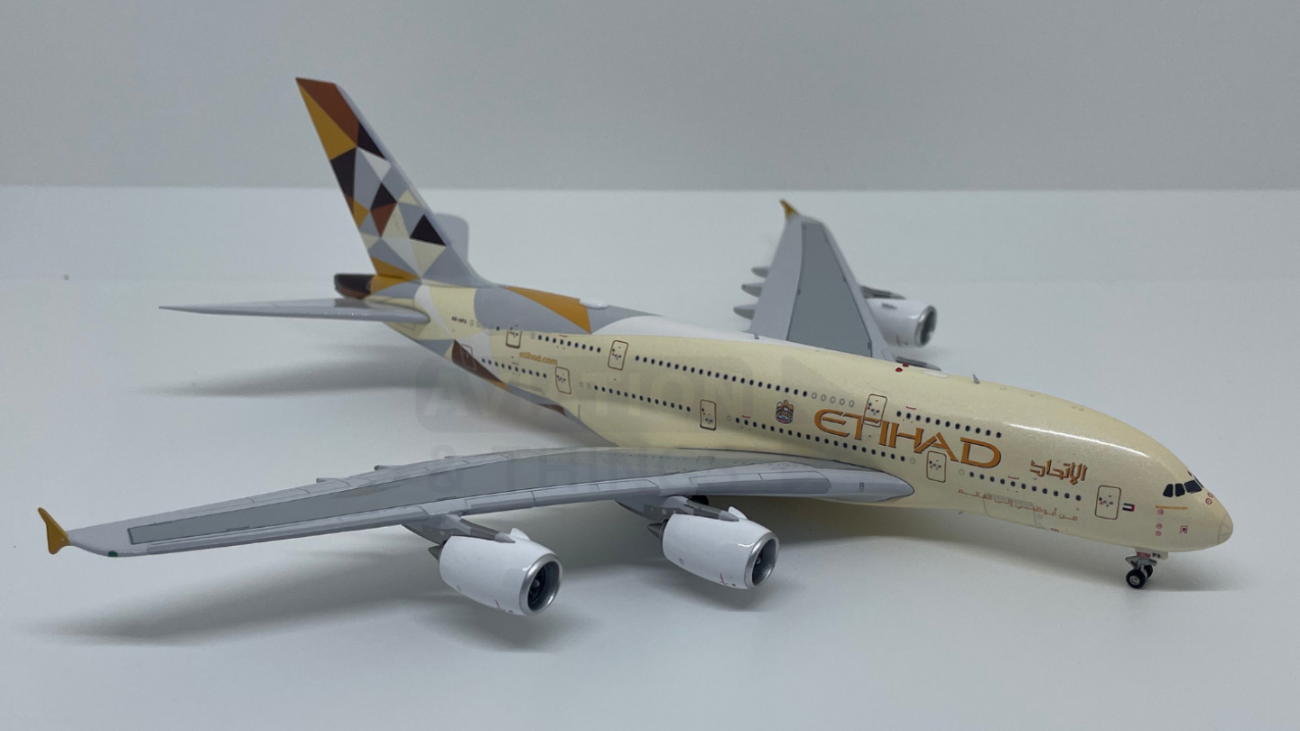 Etihad Airways Airbus A380-800 Highly Detailed 1/400 Diecast Aircraft Model