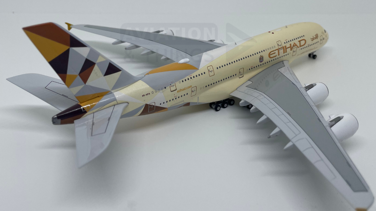 Etihad Airways Airbus A380-800 Highly Detailed 1/400 Diecast Aircraft Model