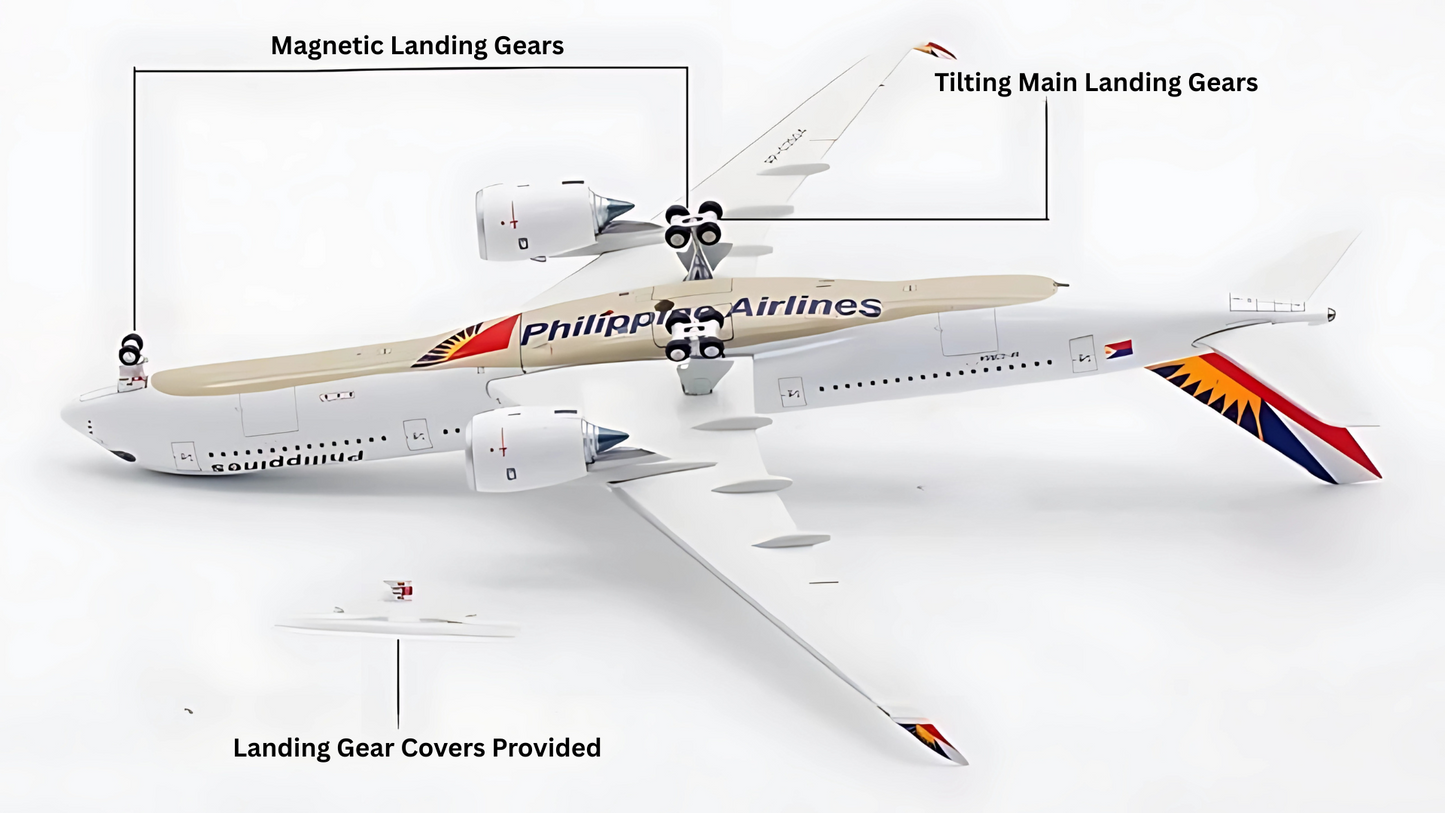 Philippine Airlines Airbus A350-900XWB Highly Detailed Diecast Aircraft Model in 1/400 Scale