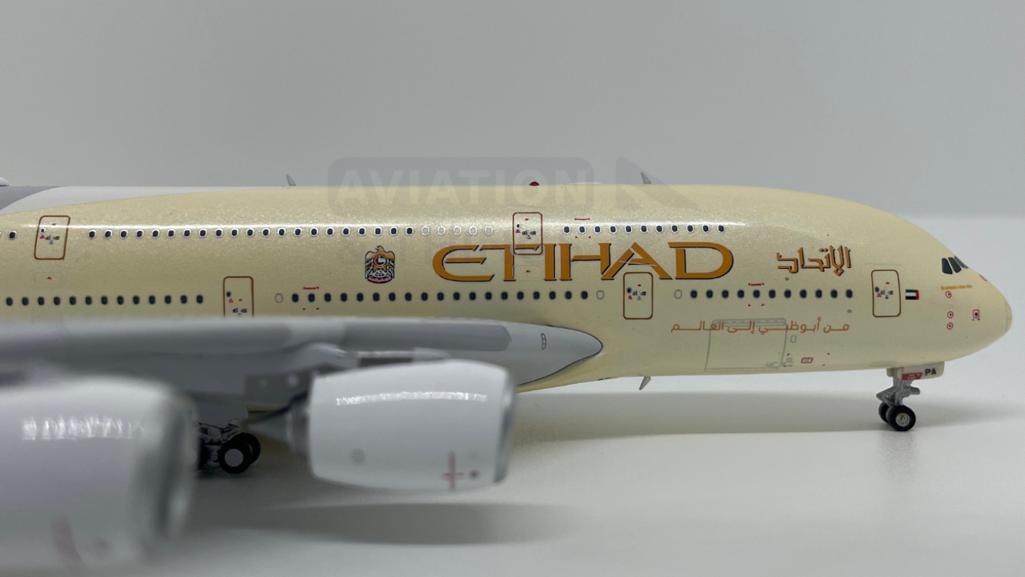 Etihad Airways Airbus A380-800 Highly Detailed 1/400 Diecast Aircraft Model