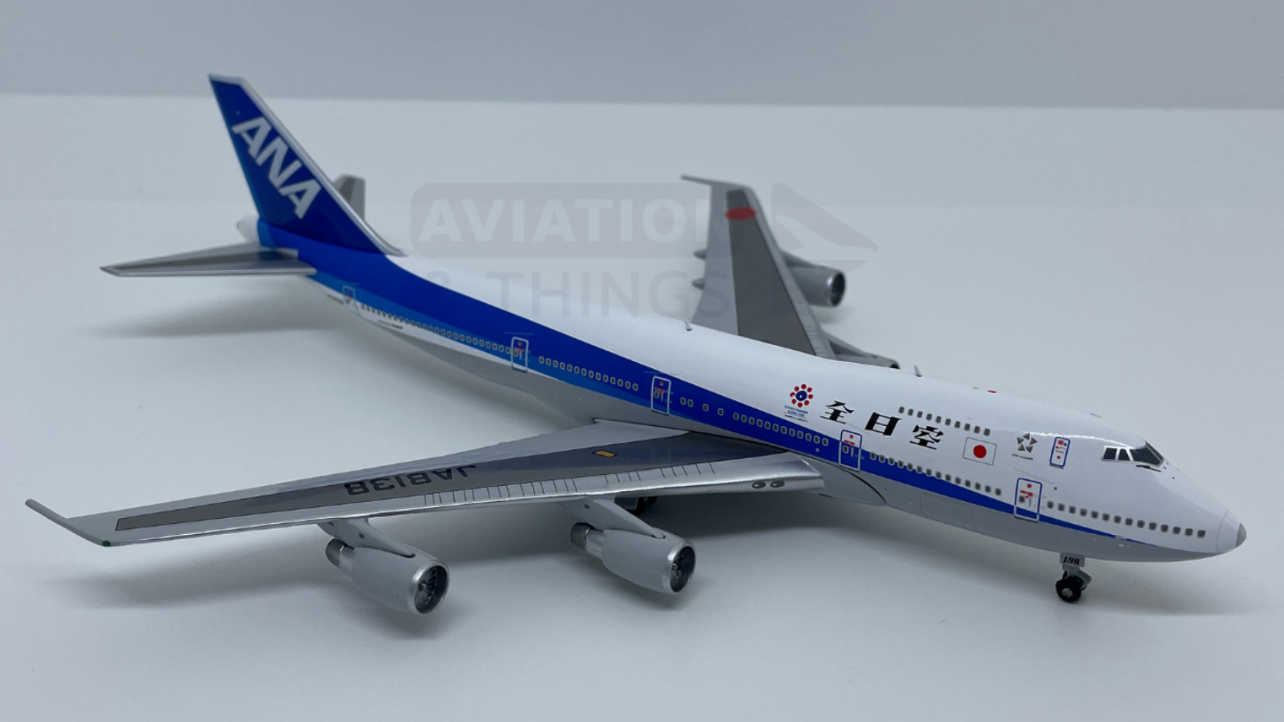 All Nippon Airways - ANA Boeing 747-100SR Highly Detailed 1/400 Diecast Aircraft Model