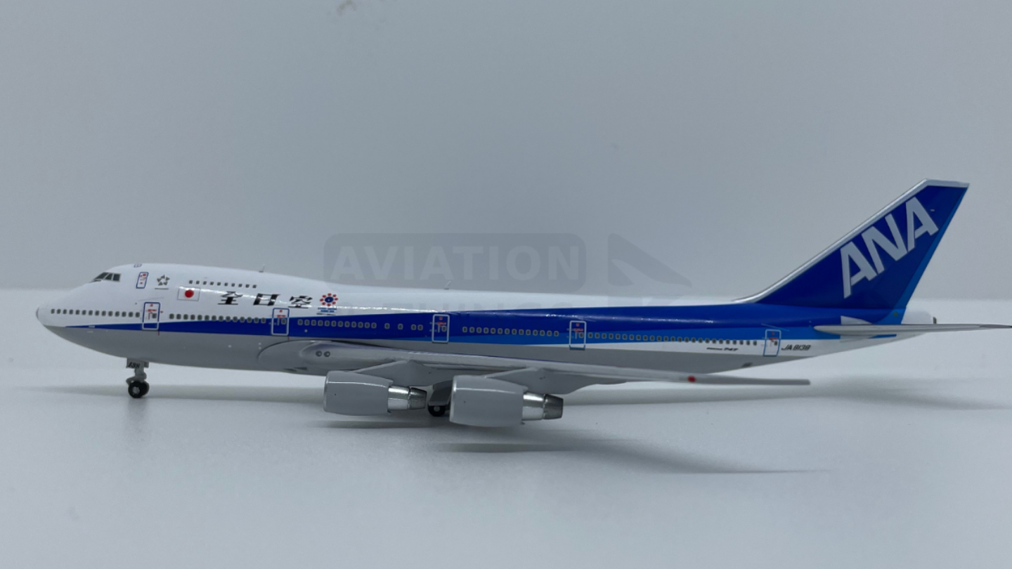 All Nippon Airways - ANA Boeing 747-100SR Highly Detailed 1/400 Diecast Aircraft Model