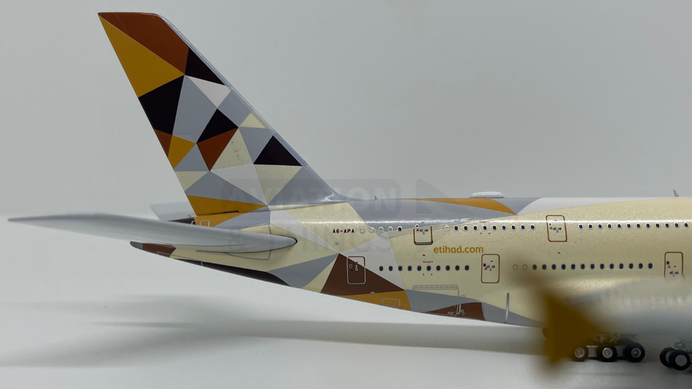 Etihad Airways Airbus A380-800 Highly Detailed 1/400 Diecast Aircraft Model