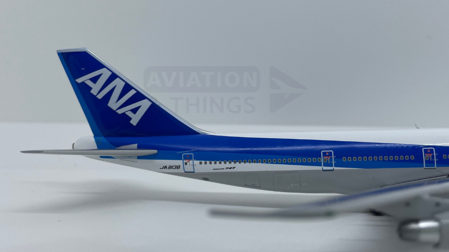 All Nippon Airways - ANA Boeing 747-100SR Highly Detailed 1/400 Diecast Aircraft Model