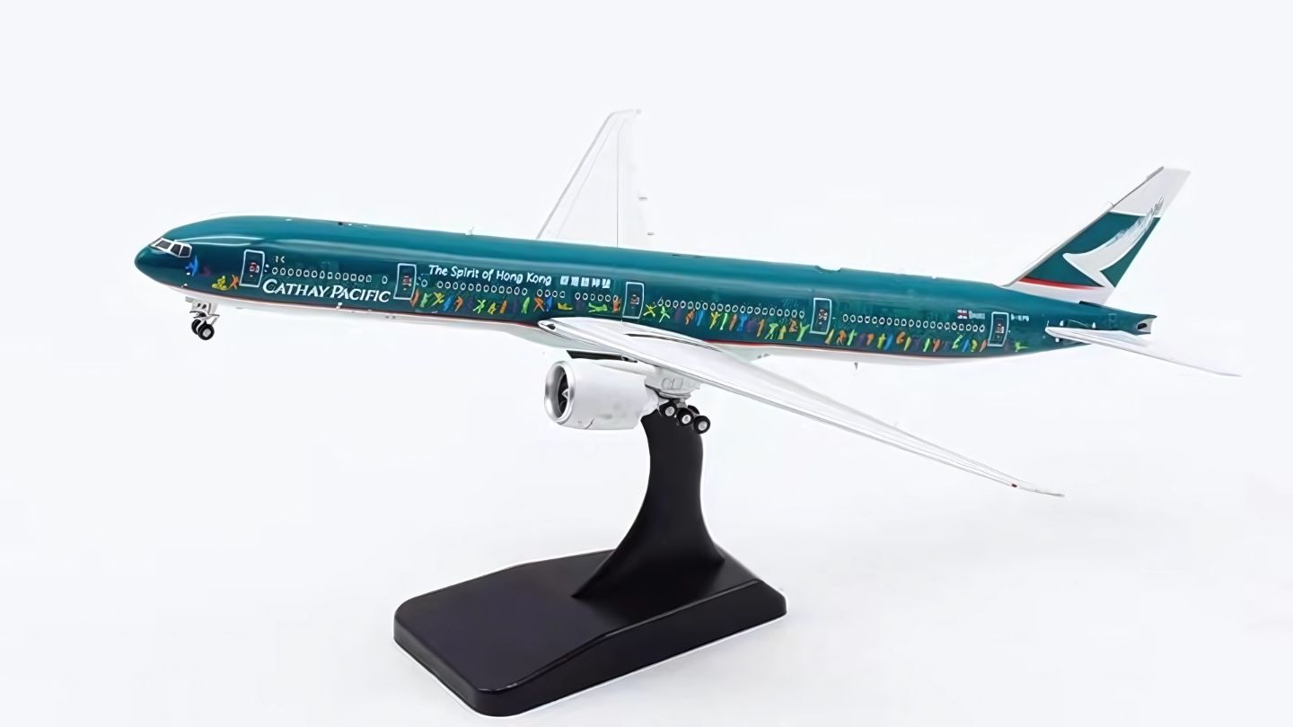 Cathay Pacific Airways "Spirit of Hong Kong" Boeing 777-300ER Highly Detailed 1/400 Diecast Aircraft Model