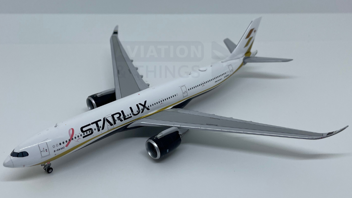 Starlux Airlines (Pink Ribbon) Airbus A330-900NEO Highly Detailed 1/400 Diecast Aircraft Model
