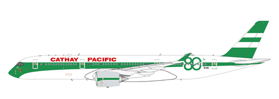 [PRE-ORDER] Cathay Pacific Airways Airbus A350-900XWB "Retro - Lettuce Leaf Sandwich" Highly Detailed Diecast Aircraft Model in 1/200 Scale
