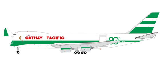 [PRE-ORDER] Cathay Pacific Boeing 747-8F (Interactive Series) "Retro - Lettuce Leaf Sandwich" Highly Detailed Diecast Aircraft Model in 1/200 Scale