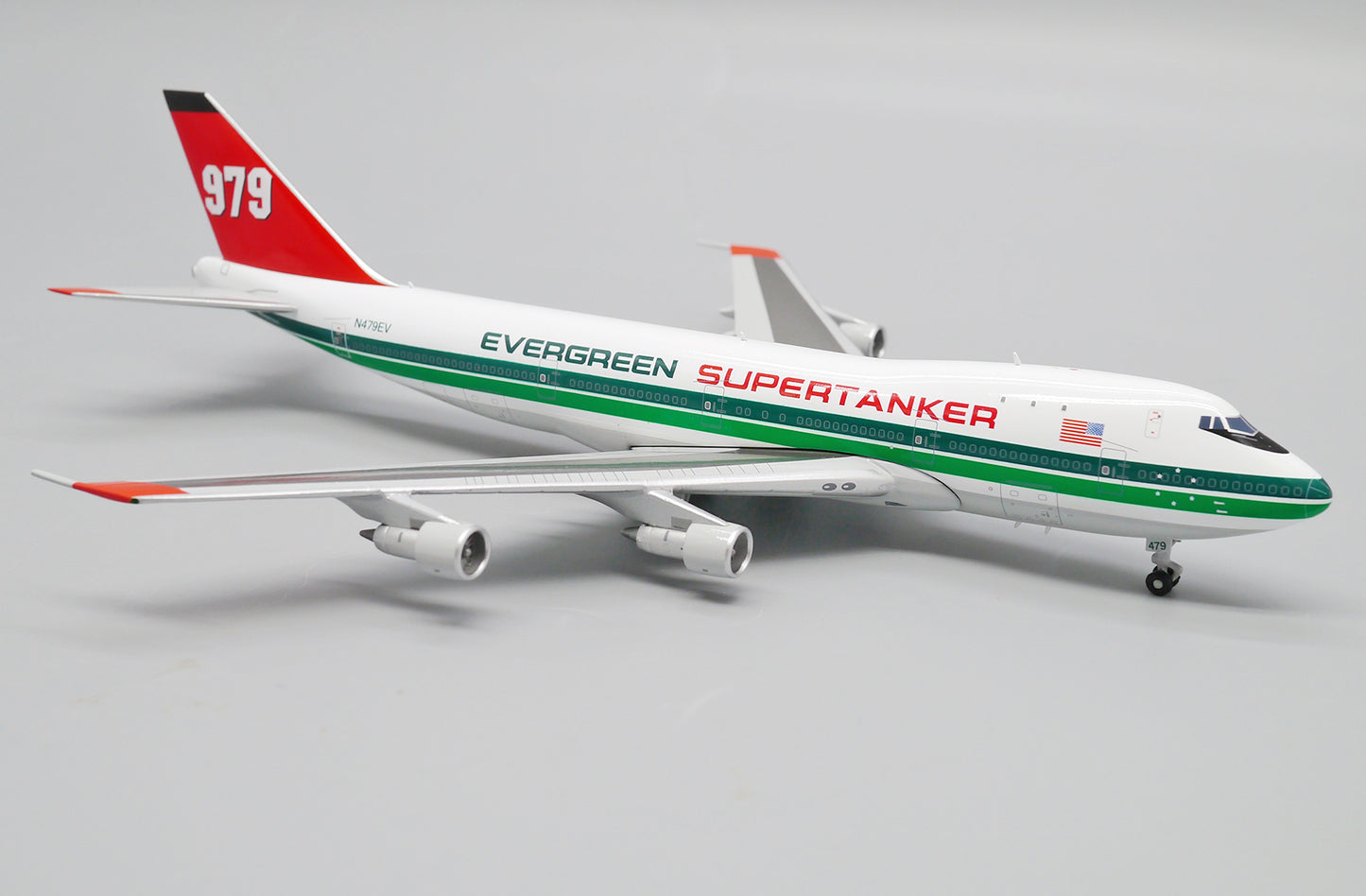 Evergreen Supertanker "Tanker 979" Boeing 747-100SF Highly Detailed 1/400 Diecast Aircraft Model