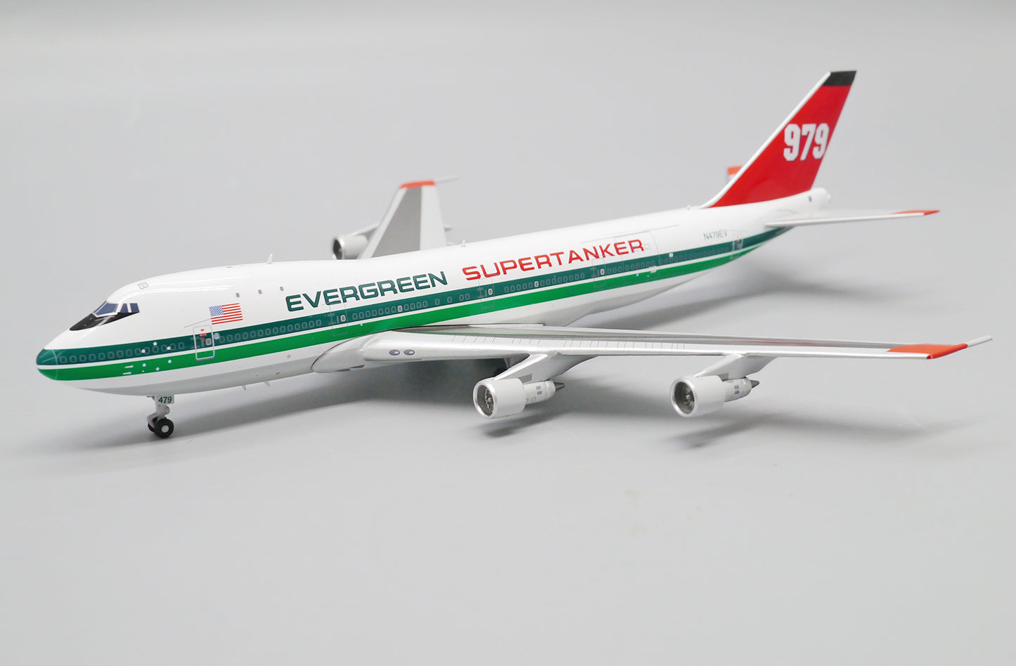 Evergreen Supertanker "Tanker 979" Boeing 747-100SF Highly Detailed 1/400 Diecast Aircraft Model