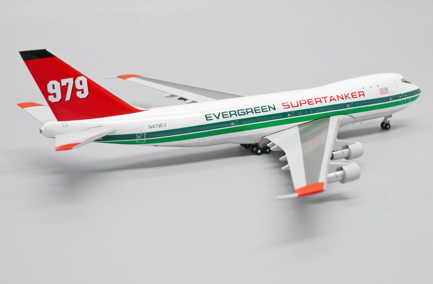 Evergreen Supertanker "Tanker 979" Boeing 747-100SF Highly Detailed 1/400 Diecast Aircraft Model