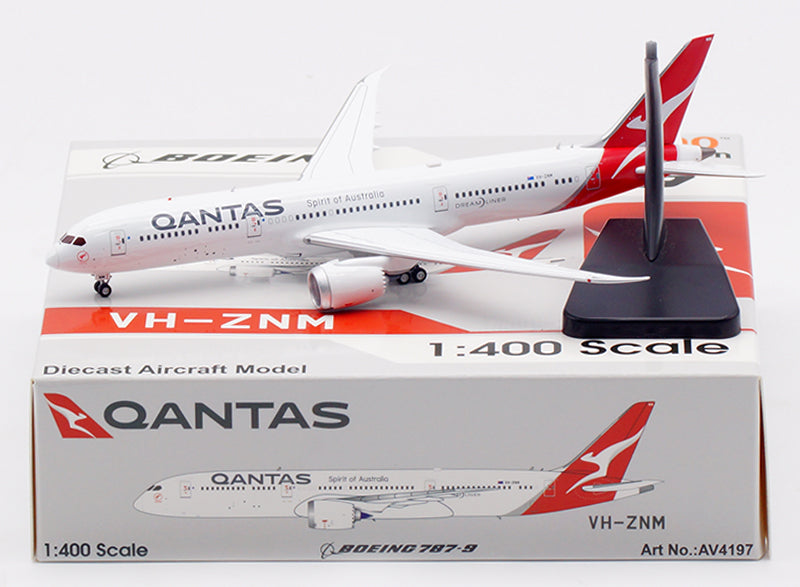 Qantas Airways Boeing 787-9 Dreamliner Highly Detailed Diecast Aircraft Model in 1/400 Scale