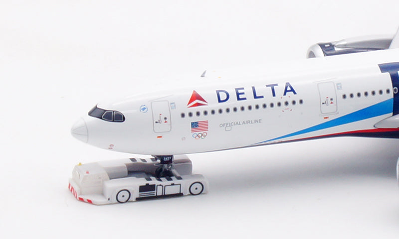 Delta Airlines "Team USA" Airbus A330-900NEO Highly Detailed Diecast Aircraft Model in 1/400 Scale