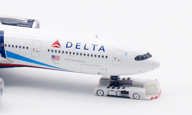 Delta Airlines "Team USA" Airbus A330-900NEO Highly Detailed Diecast Aircraft Model in 1/400 Scale