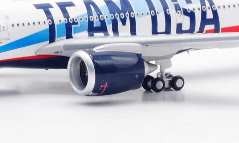 Delta Airlines "Team USA" Airbus A330-900NEO Highly Detailed Diecast Aircraft Model in 1/400 Scale