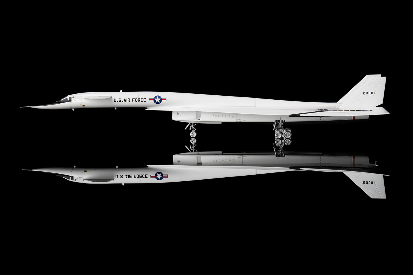 United States Air Force "USAF" North American XB-70 Valkyrie Highly Detailed 1/200 Diecast Aircraft Model