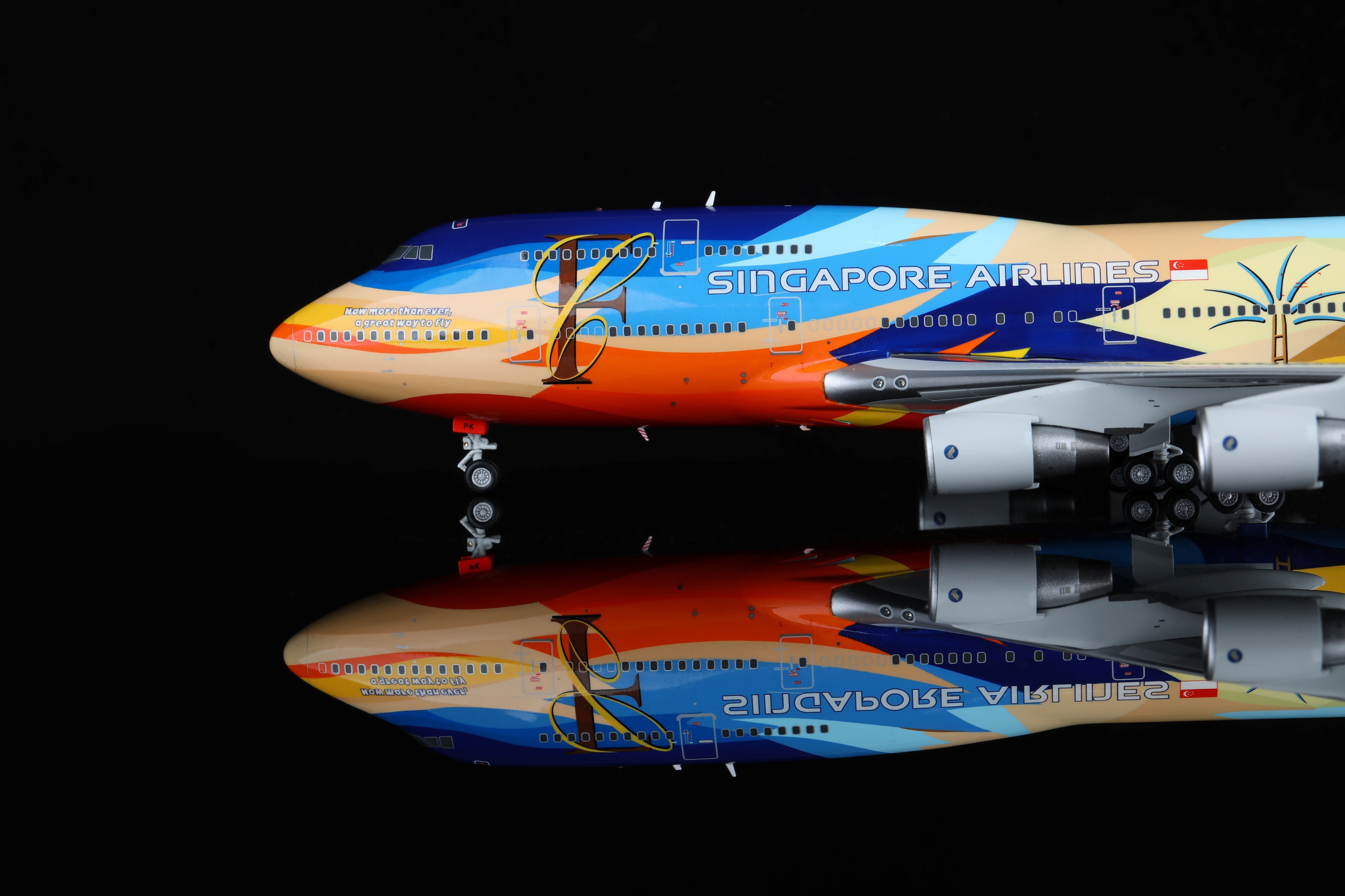 シンガポール　SINGAPORE AIRLINES MEGATOP Singapore Airlines Boeing 747-400 