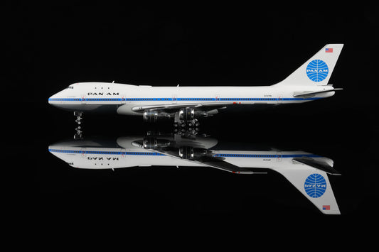 Pan American World Airways - Pan Am Boeing 747-100 "Jet Clipper America" Highly Detailed Diecast Aircraft Model in 1/400 Scale