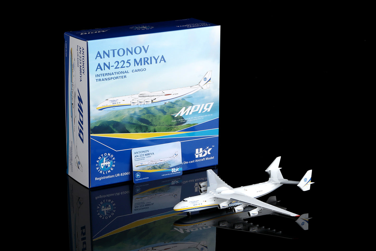 Antonov Airlines Antonov AN-225 "Mriya" Highly Detailed 1/400 Diecast Aircraft Model