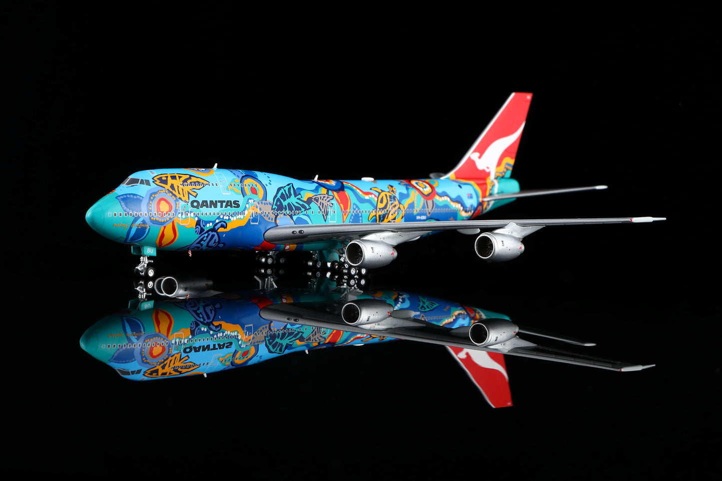 [PRE-ORDER] Qantas Airways Boeing 747-300 "Nalanji Dreaming - VH-EBU" Highly Detailed 1/400 Diecast Aircraft Model