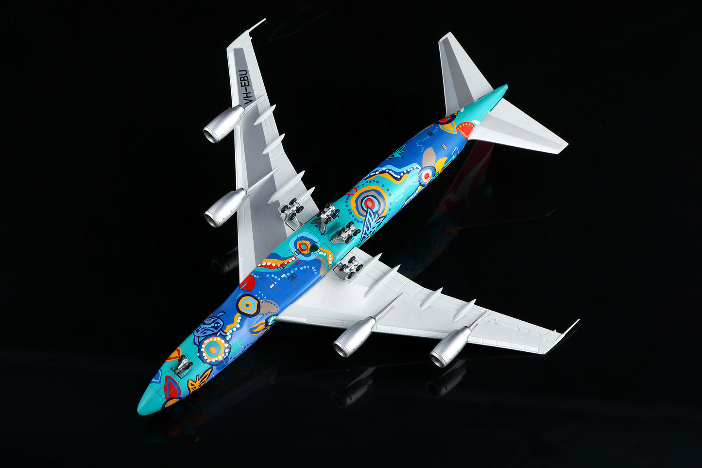 [PRE-ORDER] Qantas Airways Boeing 747-300 "Nalanji Dreaming - VH-EBU" Highly Detailed 1/400 Diecast Aircraft Model