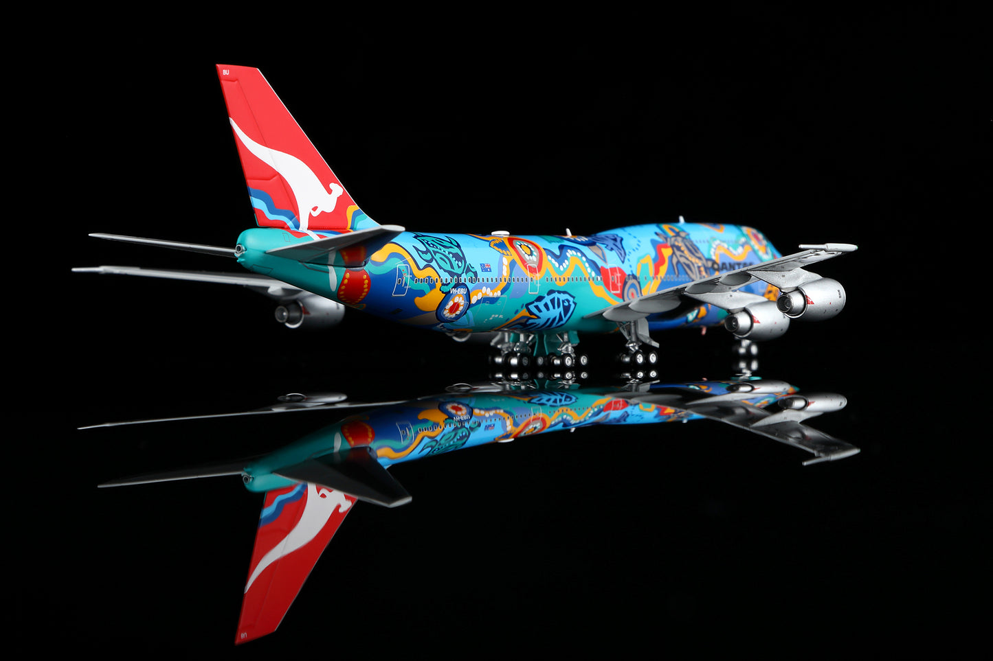 [PRE-ORDER] Qantas Airways Boeing 747-300 "Nalanji Dreaming - VH-EBU" Highly Detailed 1/400 Diecast Aircraft Model