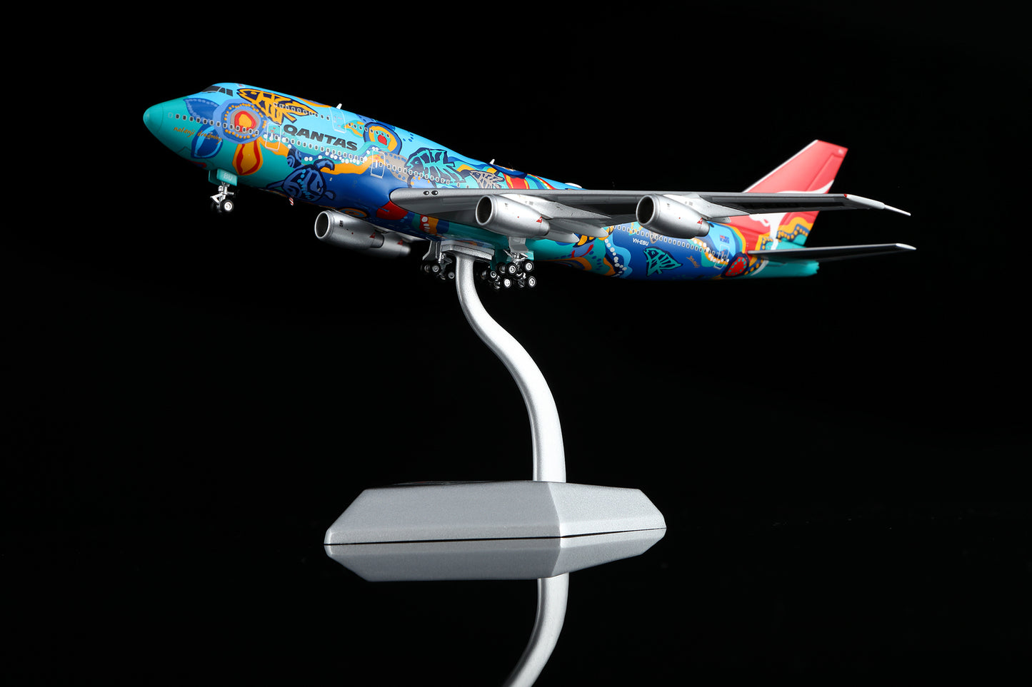 [PRE-ORDER] Qantas Airways Boeing 747-300 "Nalanji Dreaming - VH-EBU" Highly Detailed 1/400 Diecast Aircraft Model