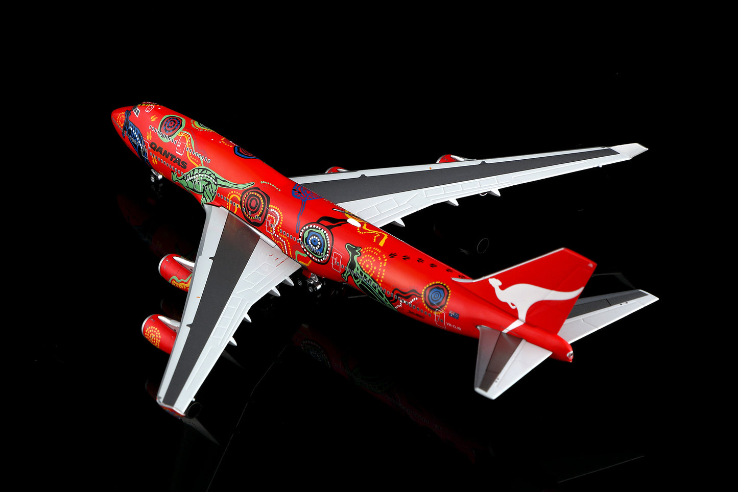 [PRE-ORDER] Qantas Airways Boeing 747-400 "Wunala Dreaming - VH-OJB" Highly Detailed 1/400 Diecast Aircraft Model