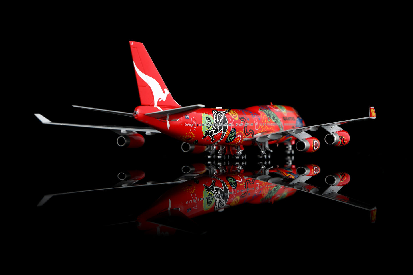 [PRE-ORDER] Qantas Airways Boeing 747-400 "Wunala Dreaming - VH-OJB" Highly Detailed 1/400 Diecast Aircraft Model