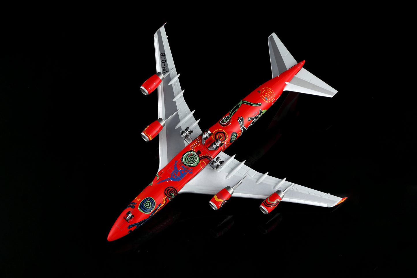 [PRE-ORDER] Qantas Airways Boeing 747-400 "Wunala Dreaming - VH-OJB" Highly Detailed 1/400 Diecast Aircraft Model