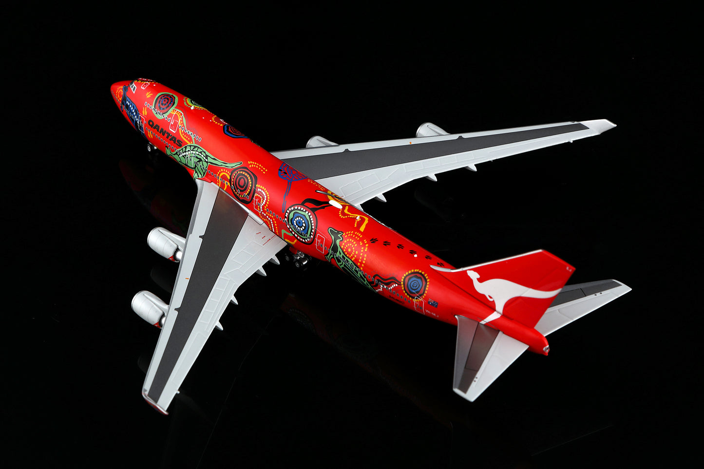 [PRE-ORDER] Qantas Airways Boeing 747-400 "Wunala Dreaming - VH-OEJ" Highly Detailed 1/400 Diecast Aircraft Model
