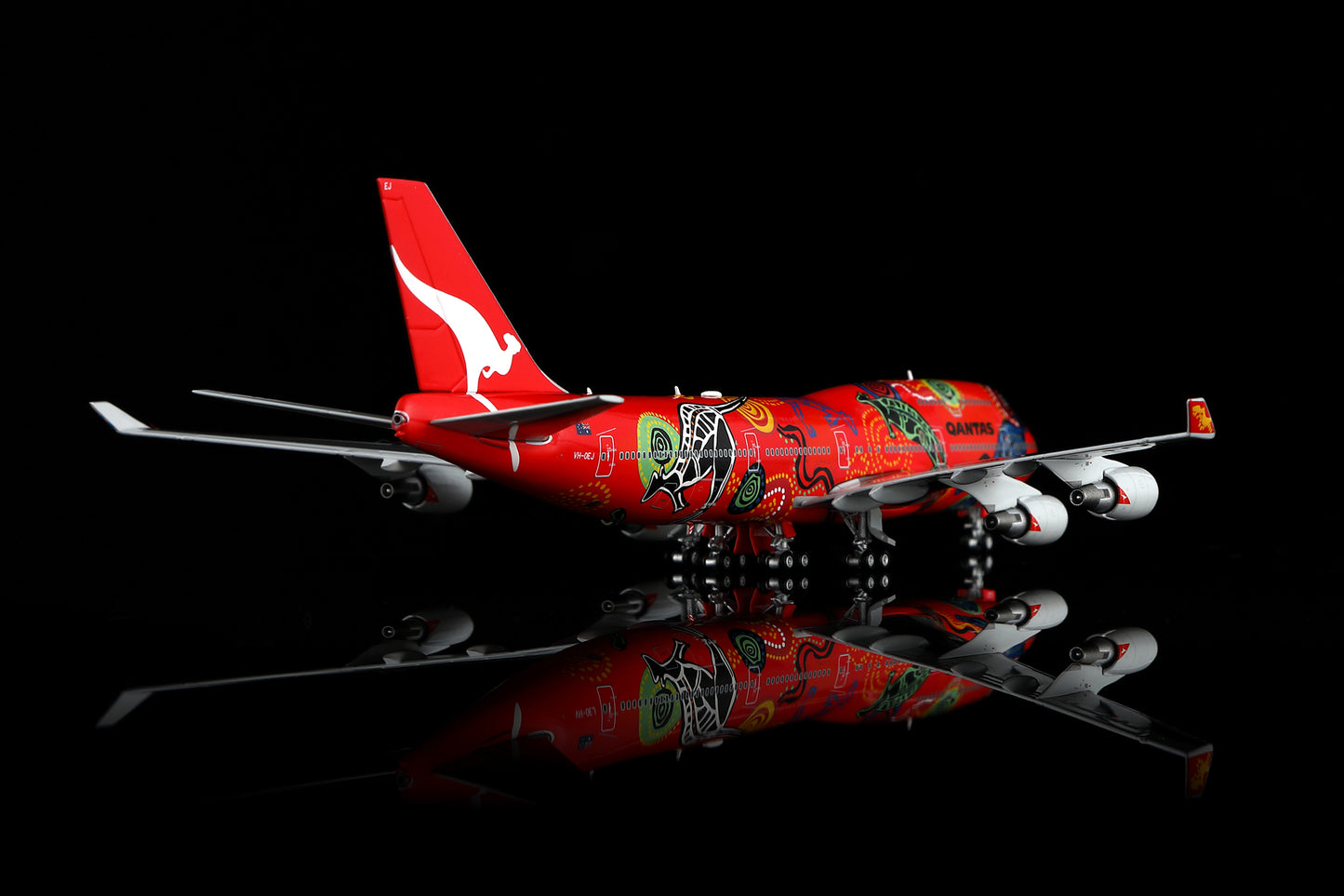 [PRE-ORDER] Qantas Airways Boeing 747-400 "Wunala Dreaming - VH-OEJ" Highly Detailed 1/400 Diecast Aircraft Model