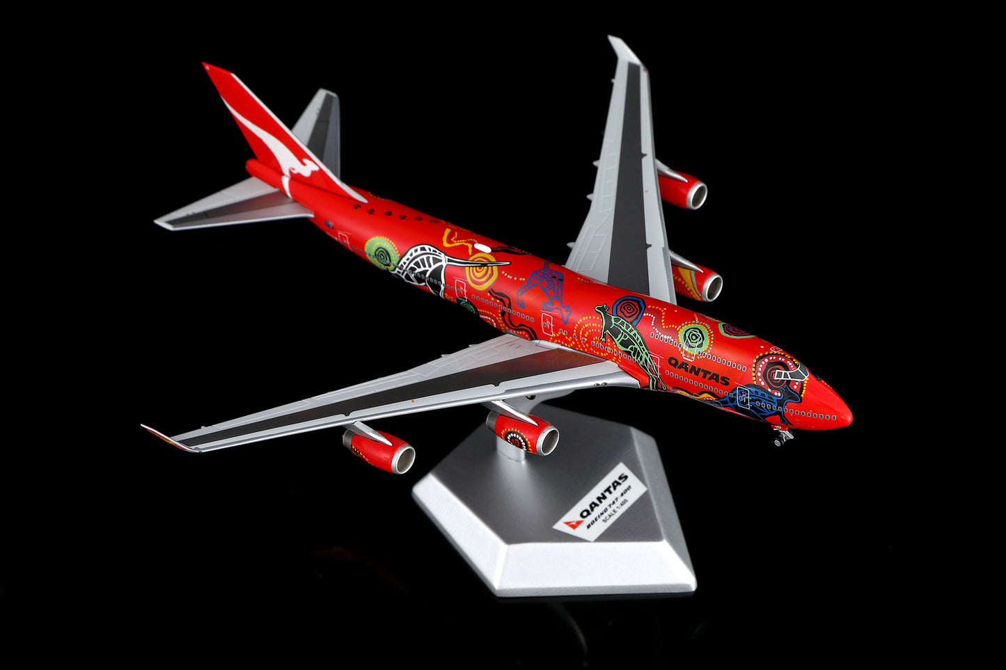 [PRE-ORDER] Qantas Airways Boeing 747-400 "Wunala Dreaming - VH-OJB" Highly Detailed 1/400 Diecast Aircraft Model