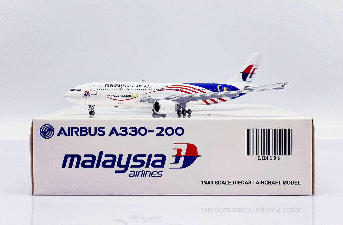 Malaysian Airlines "Negaraku" Airbus A330-200 Highly Detailed 1/400 Diecast Aircraft Model