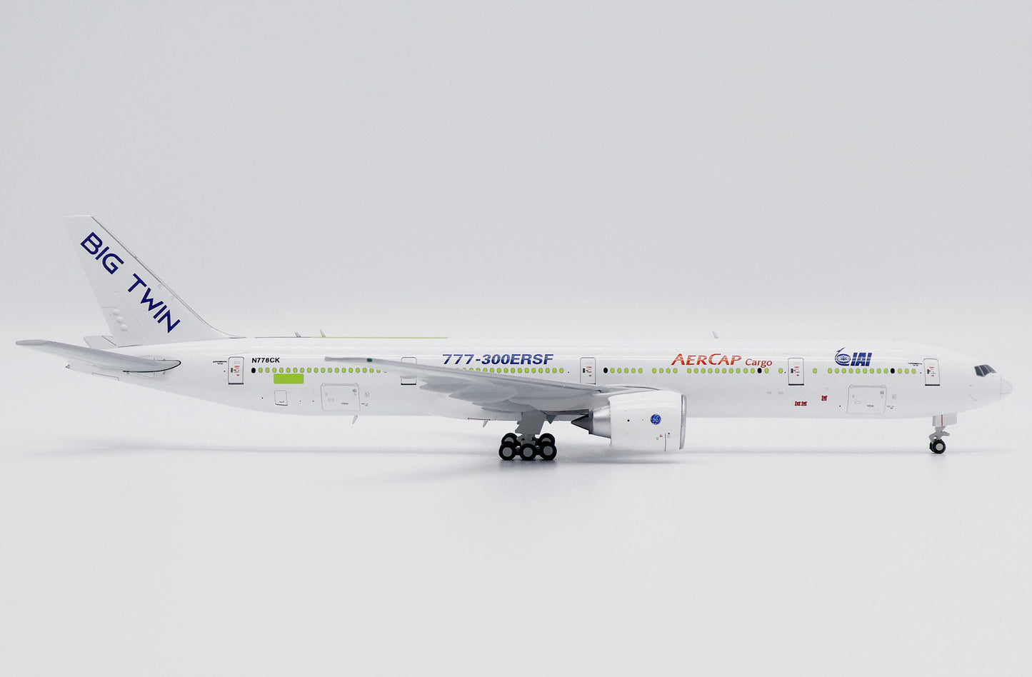 AerCap / Kalitta Cargo (Experimental - Roll Out) Boeing 777-300ERSF Highly Detailed 1/400 Diecast Aircraft Model