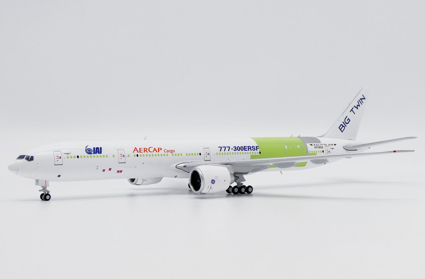 AerCap / Kalitta Cargo (Experimental - Roll Out) Boeing 777-300ERSF Highly Detailed 1/400 Diecast Aircraft Model